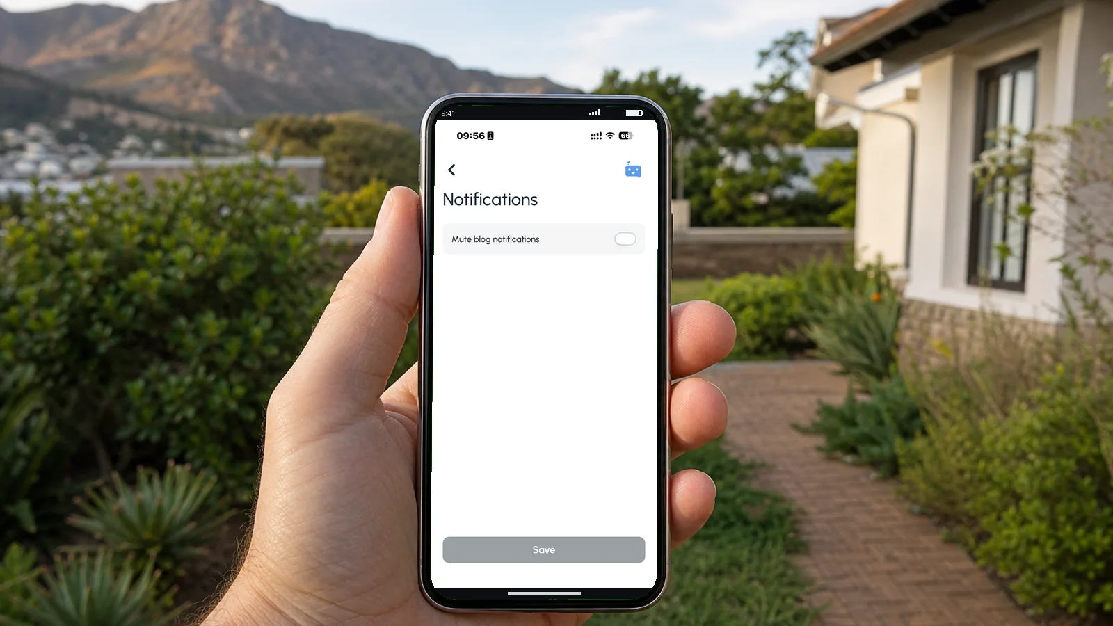 Notifications app screen